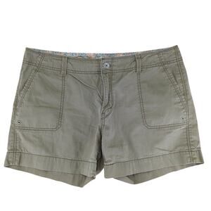 Levi's Tan Chino Shorts Women's Size 12 100%‎ Cotton Gorpcore Khaki Casual